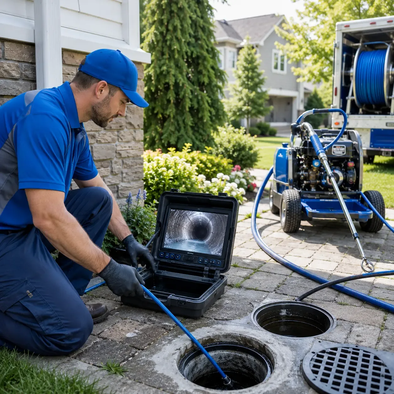Outdoor drain cleaning professionals serving Carrollton, OH